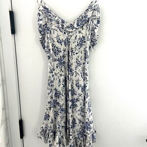 Les Rêveries 100% silk floral dress